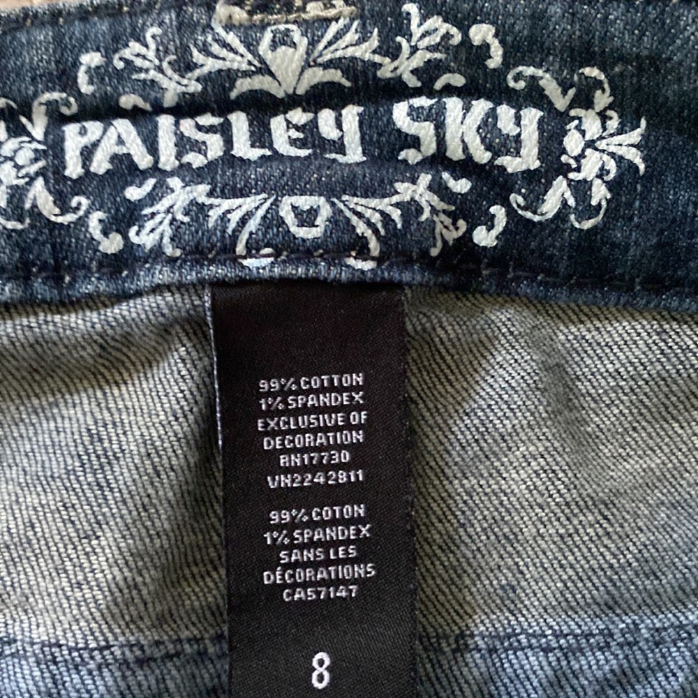 Paisley Sky Size 8 Jeans CUTE!!!!🌸🌸🌸 - Picture 6 of 8